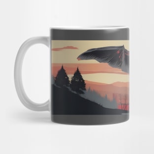 Mothman in the Mountains Mug